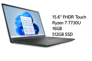Dell Inspiron 15 3535 15.6" FHD Touch AMD Ryzen 7 16GB RAM / 512GB SSD – Good Refurbished