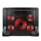 Enhance GXC1 Laptop Stand 5‑Fan USB‑Powered (Red)