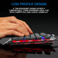 Enhance Infiltrate KL2 Membrane Gaming Keyboard – Multi-Color LED – Metal Build – Quiet Switches