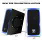 GOgroove SonaVERSE O2i USB‑Powered LED Speaker Driver 2.0 – 14 W Peak