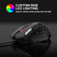 Enhance Theorem 2 MMO Gaming Mouse — 13‑Button, 4000 DPI, Black