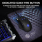 Enhance Theorem 2 MMO Gaming Mouse — 13‑Button, 4000 DPI, Black