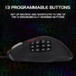Enhance Theorem 2 MMO Gaming Mouse — 13‑Button, 4000 DPI, Black
