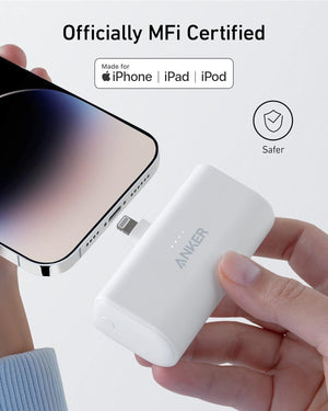 Anker 621 Power Bank Built‑In Lightning & USB‑C Connectors 5,000 mAh