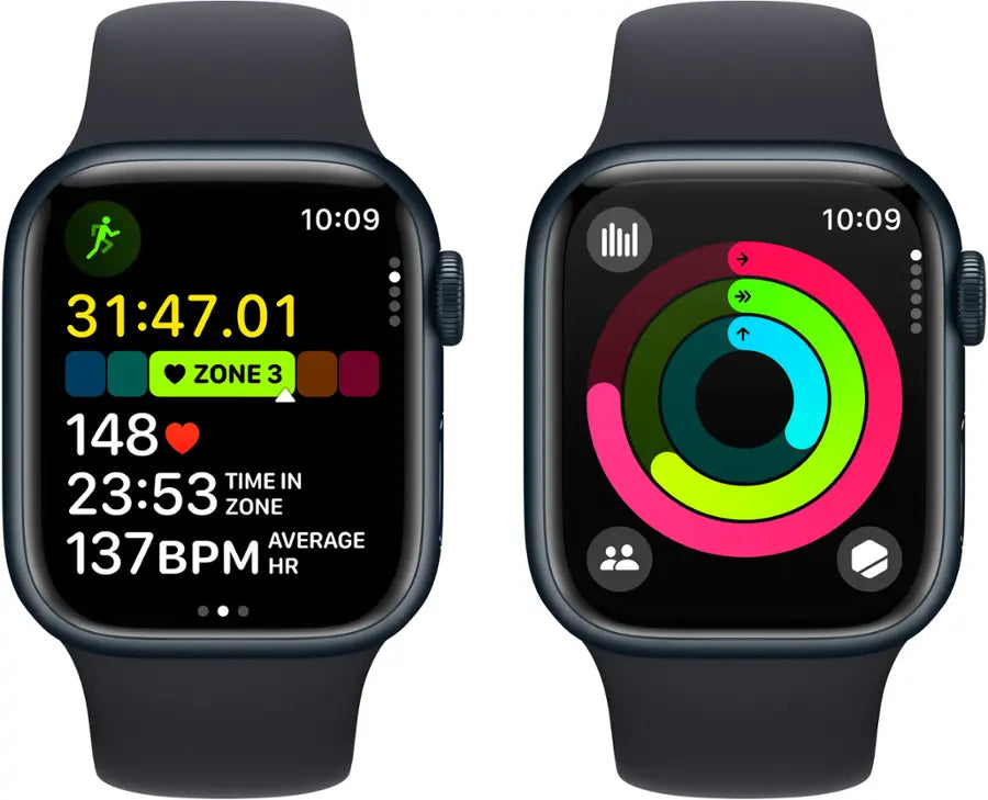 Apple Watch Series 9 (2023) – 41mm GPS Wi-Fi – Aluminum Case with Sport Band | Techable