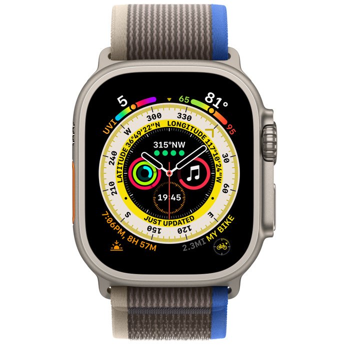 Apple Watch Ultra 3 2025 49mm Titanium Blue/Gray Trail Loop M/L | Techable