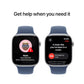 Apple Watch Series 10 (2024) – 46mm • GPS • Cellular – Aluminum Case with Sport Band