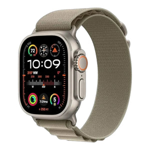 Apple Watch Ultra 2 49mm Titanium Olive Alpine Loop | Techable