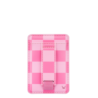 Bubblegum Check Magnetic Wallet