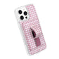 Blushing Gingham Magnetic Wallet