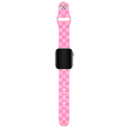 Bubblegum Check Watch Band