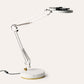 Canvas Lamp with Weighted Marble Base