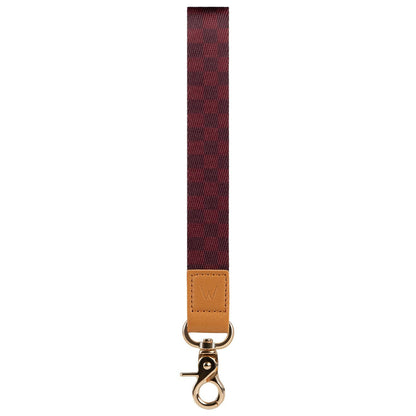 Cozy Check Wrist Lanyard