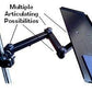 DWPW240 Extra Long Pole Keyboard Arm  24 inch Pole or Wall Keyboard Arm 100% Metal