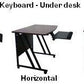 DKBDK Ergonomic Keyboard Shelf w/Mouse Tray - Slides in and out - For desk or table