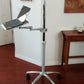 DVC04-BYO Portable Computer Pole Stand - (Pole with caster base alone) - Build Your Own Computer Desk or Medical Pole