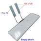 DW630_KB  VESA Compatible Add-On Keyboard Tray for Monitor mount or Wall