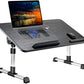iMounTEK Laptop Lap Desk Adjustable Foldable Stand with Mouse Pad (Black)