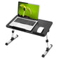 iMounTEK Laptop Lap Desk Adjustable Foldable Stand with Mouse Pad (Black)