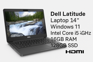 Dell Latitude 5400 14" Laptop | Intel Core i5 3.4GHz | 16GB RAM | 128GB SSD – Good Refurbished