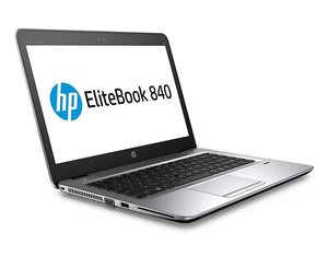 HP 14" EliteBook 840 G4 i5-7200U Laptop PC Computer – Silver – 16GB/256GB SSD Win 10