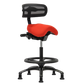 Performer Stealth Chair Series Studio Stool With Backrest