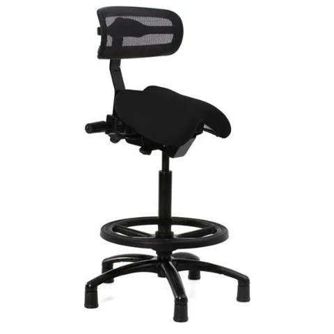 PERFORMER  STUDIO STOOL WITH BACKREST
