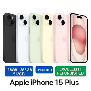 Apple iPhone 15 Plus 6.7-inch Display Factory Unlocked 128GB / 256GB / 512GB