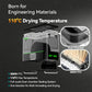 SUNLU FilaDryer E2, Professional Drying and Annealing, Up to 110℃/230°F, Born for Engineering 3D Printing Filaments