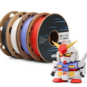 GT-3 High Speed Four-Color Bundle Matte PLA Filament, 1.75mm 500g X 4 Spools, 4.4lbs (2kg) Blue, Green, Violet, Indigo