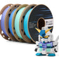 GT-3 High Speed Four-Color Bundle Matte PLA Filament, 1.75mm 500g X 4 Spools, 4.4lbs (2kg) Blue, Green, Violet, Indigo