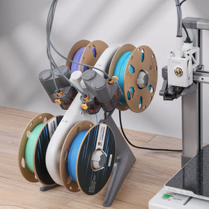 GT-3 High Speed Four-Color Bundle Matte PLA Filament, 1.75mm 500g X 4 Spools, 4.4lbs (2kg) Blue, Green, Violet, Indigo
