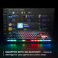 SteelSeries Apex Pro TKL Mechanical Gaming Keyboard – Black – Wired – Certified Refurbished