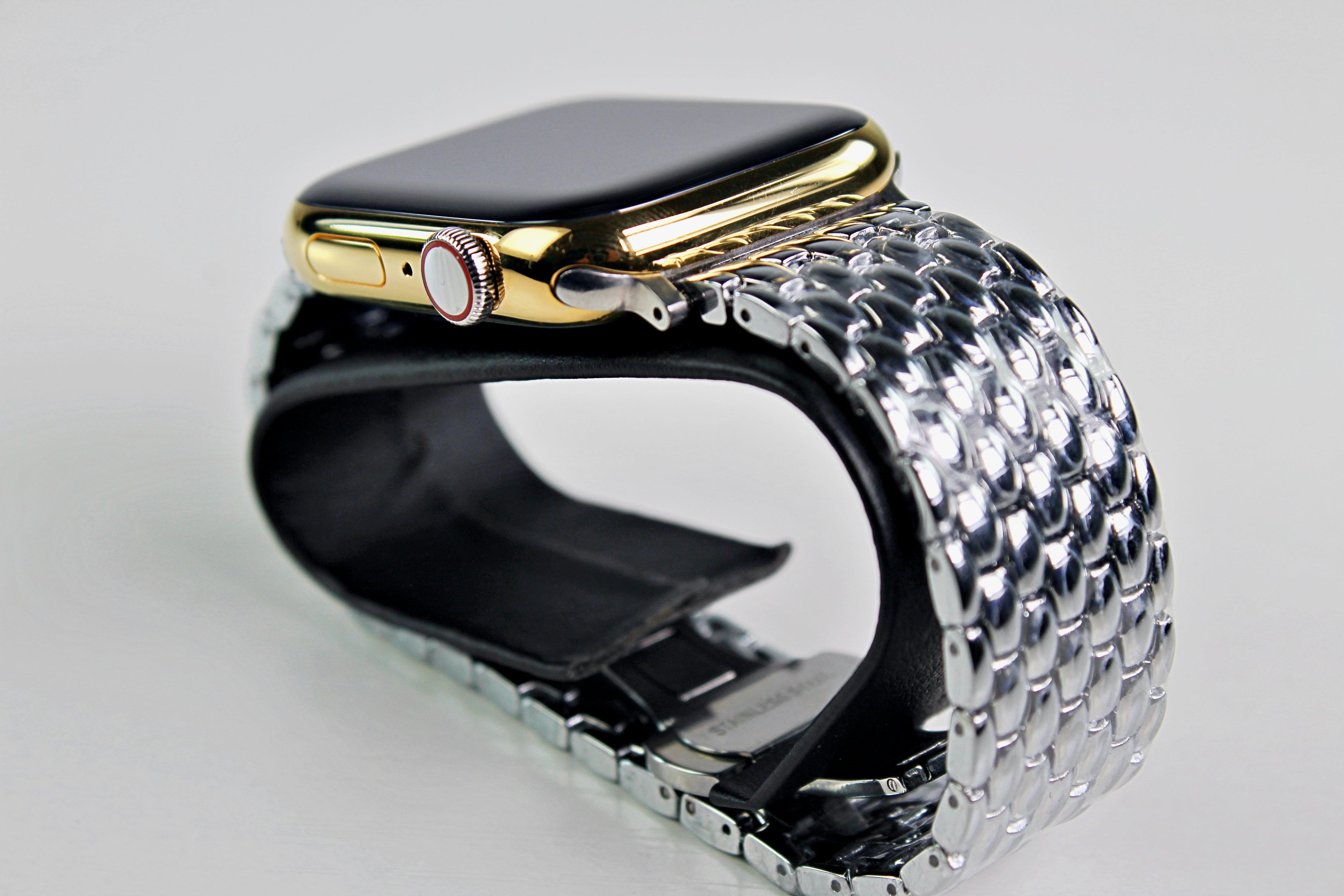 Apple - weenie　Apple Watch　Series8　ゴールドステンレス 24K Gold Plated 41MM Apple Watch SERIES 8 Stainless Steel 2