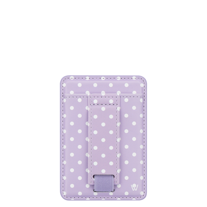 Grape Dots Magnetic Wallet