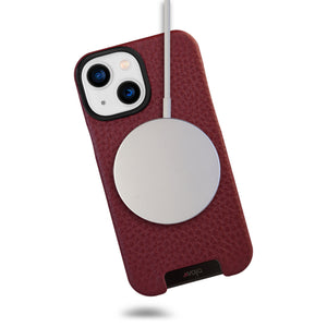 Grip iPhone 13 leather case with MagSafe