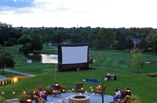 Elite Outdoor Movies 20' Nano Outdoor Cinema System - Techable