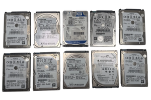 Lot of 10 Mixed Major Brand 500GB 2.5" SATA Notebook Laptop Hard Drive HDD