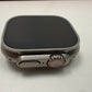 Apple Watch Ultra 3 Hermès (2025) – 49mm • GPS • Cellular – Natural Titanium Case • Noir Scub’H Diving Band – Warranty 9/26