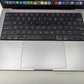 MacBook Pro (2021) 14-inch – Apple M1 Pro 8-Core CPU • 14-Core GPU – 16GB RAM 512GB SSD – Read