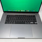 MacBook Pro (2019) 16-inch – Intel Core i9 2.4GHz • 5500M 8GB – 32GB RAM 2TB SSD – 52 Cycles