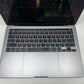 MacBook Pro (2020) 13-inch – Intel Core i7 2.3GHz – 16GB RAM 512GB SSD • 65 Cycles