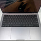 MacBook Pro (2023) 14-inch – Apple M2 Max 12-Core CPU • 38-Core GPU – 64GB RAM 8TB SSD – 26 Cycles • Warranty 02/27