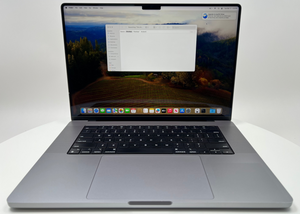 MacBook Pro (2021) 16-inch – Apple M1 Pro 10-Core CPU • 16-Core GPU – 16GB RAM 1TB SSD – Read