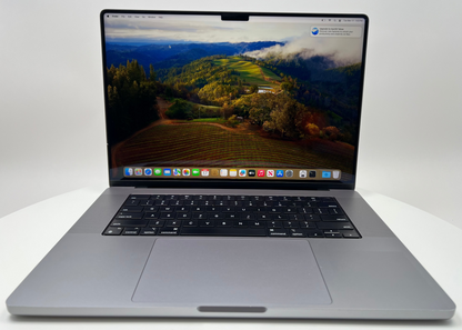 MacBook Pro (2021) 16-inch – Apple M1 Pro 10-Core CPU • 16-Core GPU – 16GB RAM 1TB SSD – Read