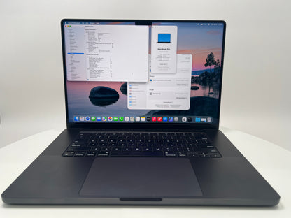 MacBook Pro (2023) 16-inch – Apple M3 Max 16-Core CPU • 40-Core GPU – 128GB RAM 4TB SSD – Read