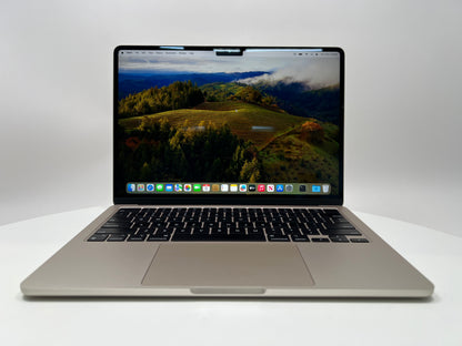 MacBook Air (2022) 13-inch – Apple M2 8-Core CPU • 8-Core GPU – 8GB RAM 256GB SSD – 71 Cycles