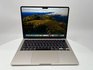 MacBook Air (2022) 13-inch – Apple M2 8-Core CPU • 8-Core GPU – 8GB RAM 256GB SSD – 71 Cycles