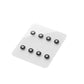 UltraGlide Universal dot Glasss Skates 8 pieces 0.7mm Thick Rounded DIY