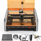 L8 Laser Engraver Machine, 20W/40W Power, 40000mm/min High Speed All-in-one, Air Assist, Lightburn Camera